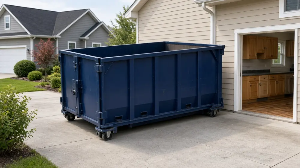 15 yard roll-off dumpster