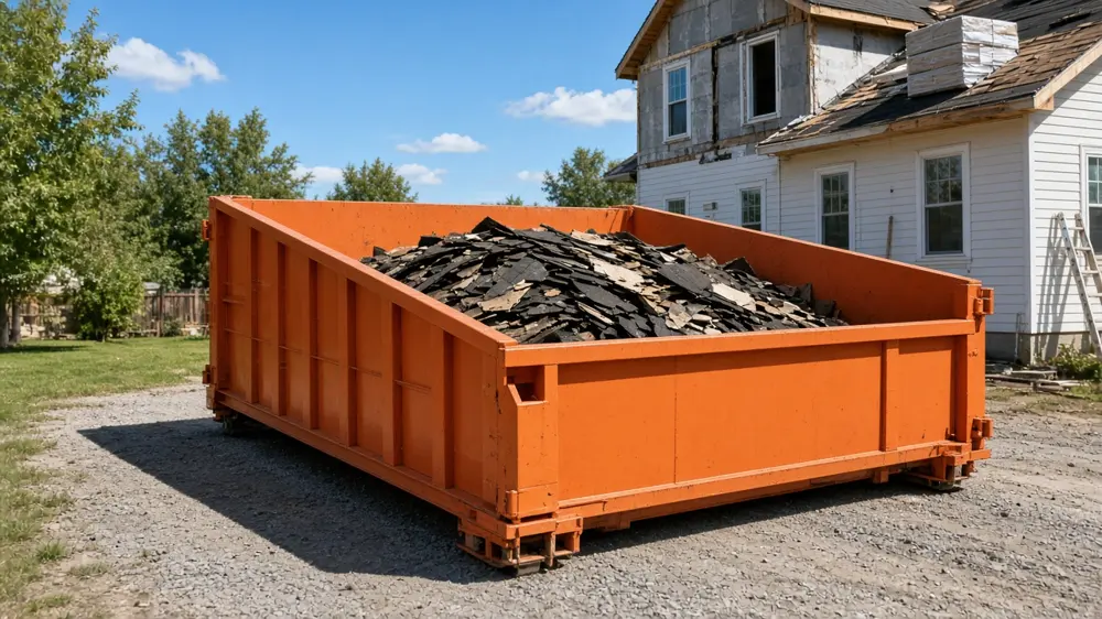 20 yard roll-off dumpster