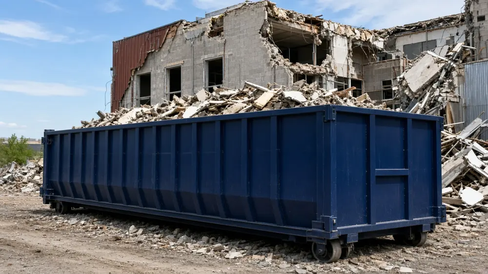 40 yard roll-off dumpster